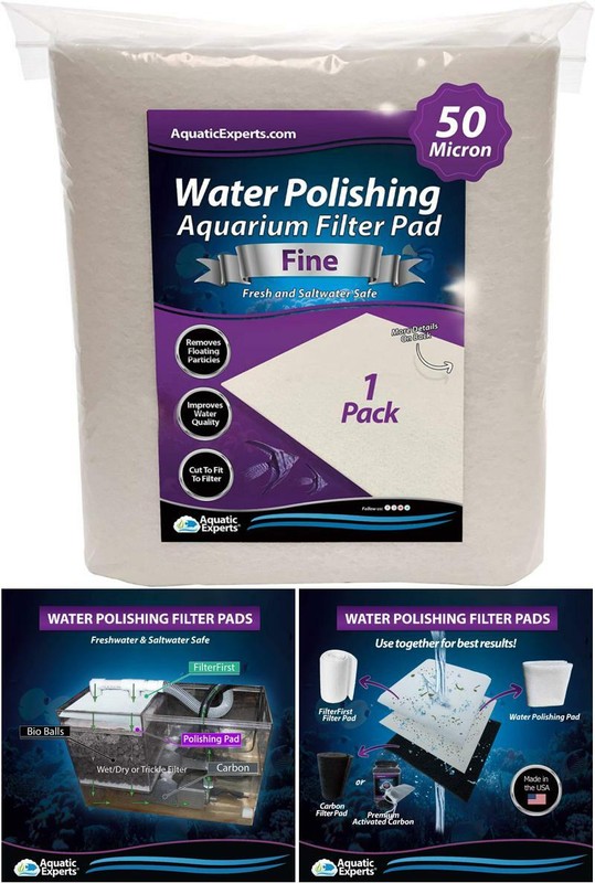 Polishing Filter Pad - Superior Polishing Pad for Aquarium - Cut to Fit 24