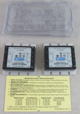 QTY=2 VI-J03-EZ Vicor Isolated DC/DC Converters 24 VDC 25W