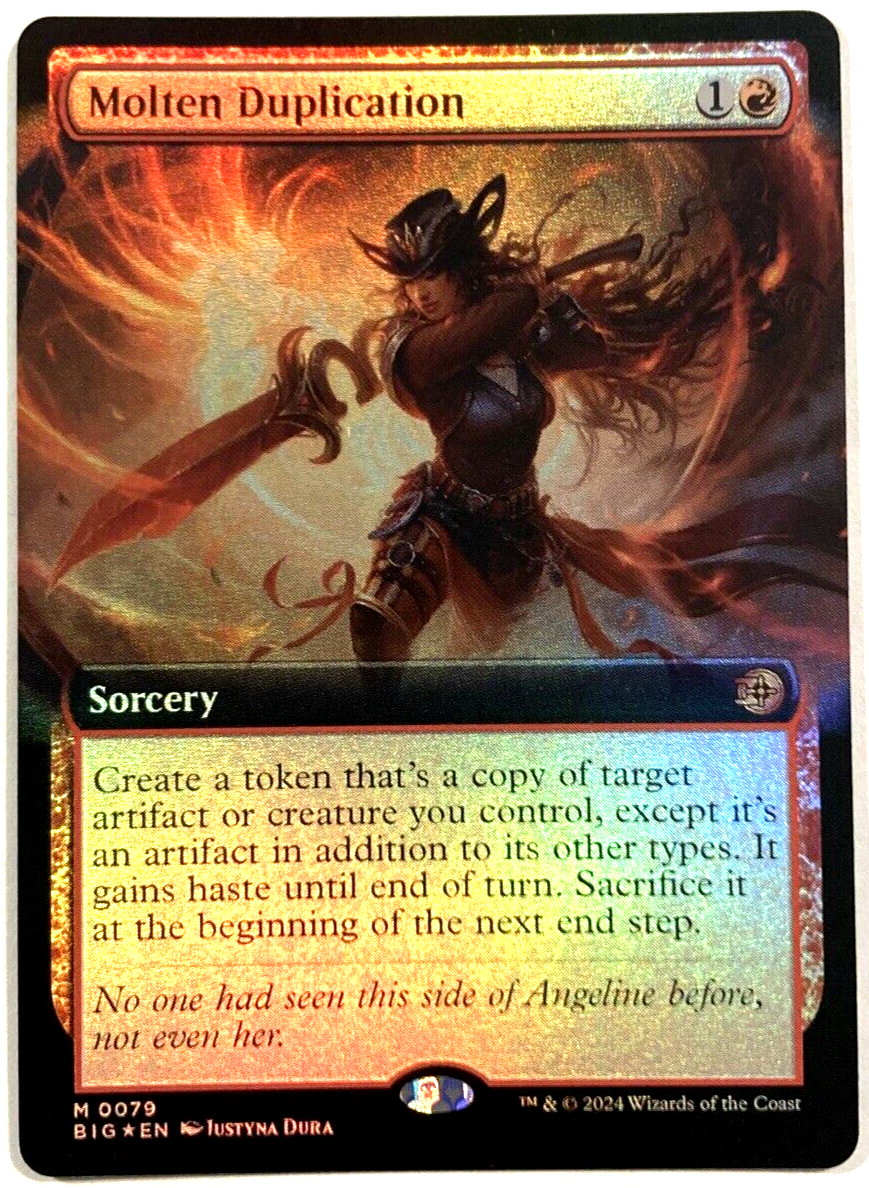 Molten duplication 溶鉄の複製　アーティストプルーフ　mtg Molten duplication 溶鉄の複製 アーティストプルーフ mtg