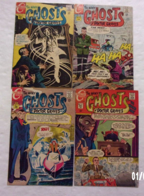 CHARLTON LOT OF 13 1970'S HORROR BKS,PLENTY OF DITKO, MANY GHOSTS DR.GRAVES