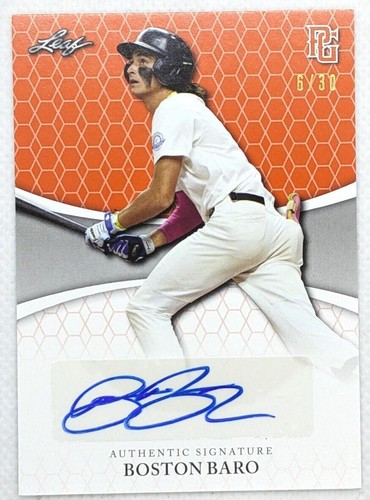 2022 Leaf Perfect Game National Showcase - Boston Baro #BA-BB2