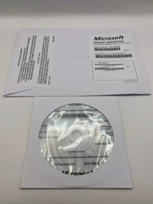 ~MS SQL Server 2019 Standard x5 CAL- 16 Cores | Full License & DVD [Brand New]~