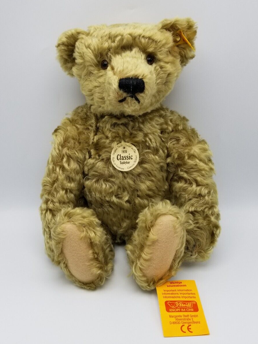 STEIFF Bear - Classic 1920 Teddy Bear With Growler 14 STEIFF Bear - Classic 1920 Teddy Bear With Growler 14
