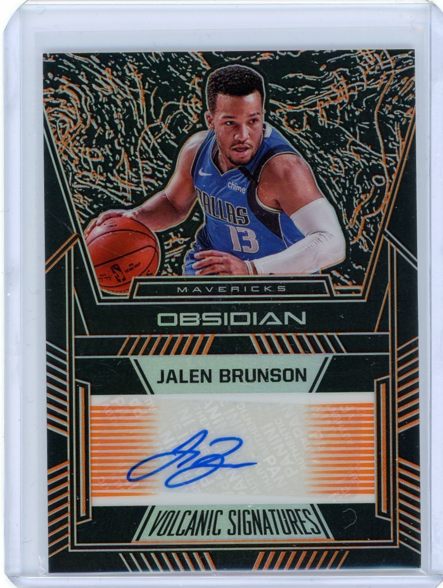 2019-20 Panini Obsidian Volcanic Signatures Orang e #VS-JBR