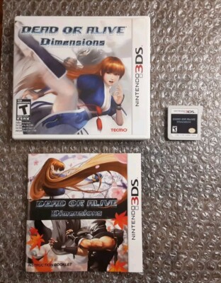Dead or Alive: Dimensions (Nintendo 3DS, 2011) Authentic 
