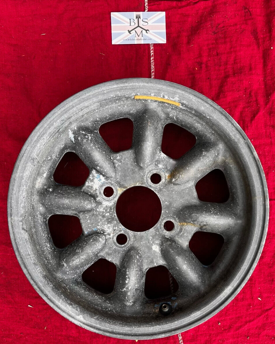 Original Magniesium Minitlite 13in Wheels Austin Heley Sprite MG Midget