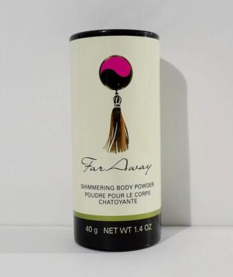New Sealed Avon Far Away Shimmering Body Powder 1.4 oz Discontinued 2002