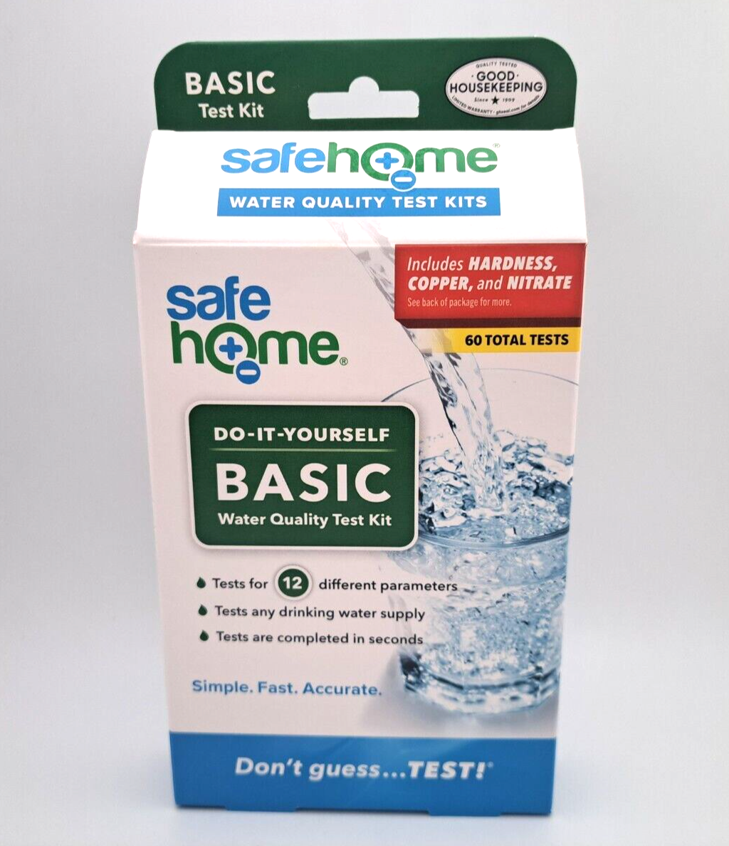 Safe Home Basic Drinking Water Quality Test Kit  Checks for 12 Different Issues
