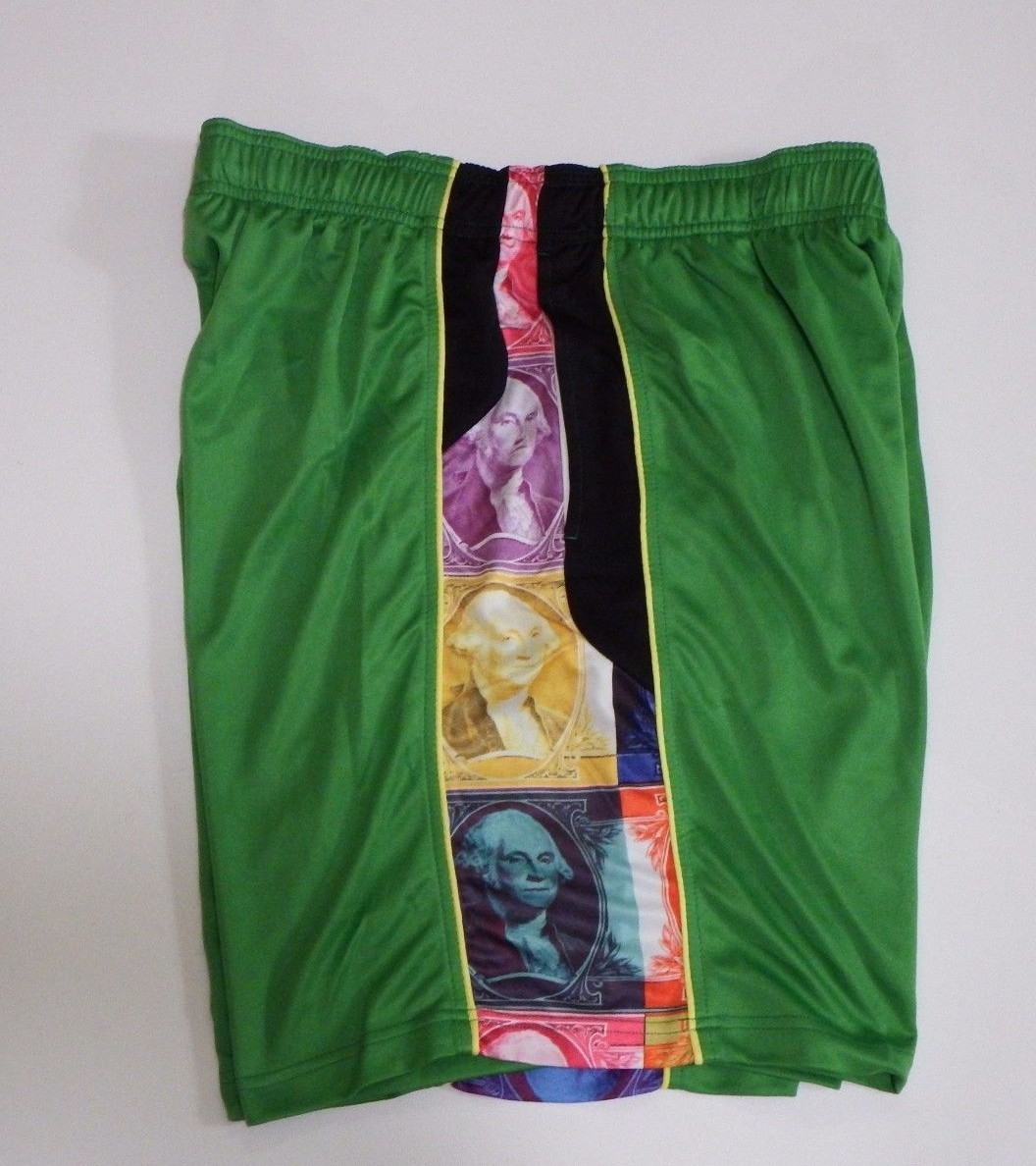 Medium Cash Flow Lax Pro Mesh Athletic Shorts Green Flow Society