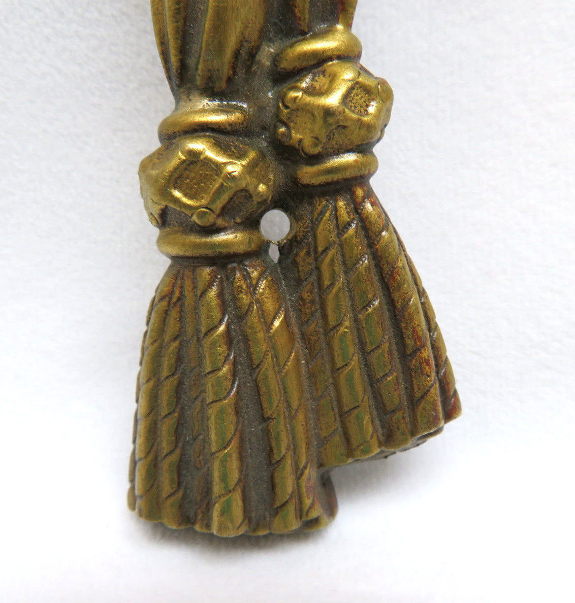 Vintage Neo-Classical Brass Ormolu Heavy Metal Furniture Trim Hardware 11