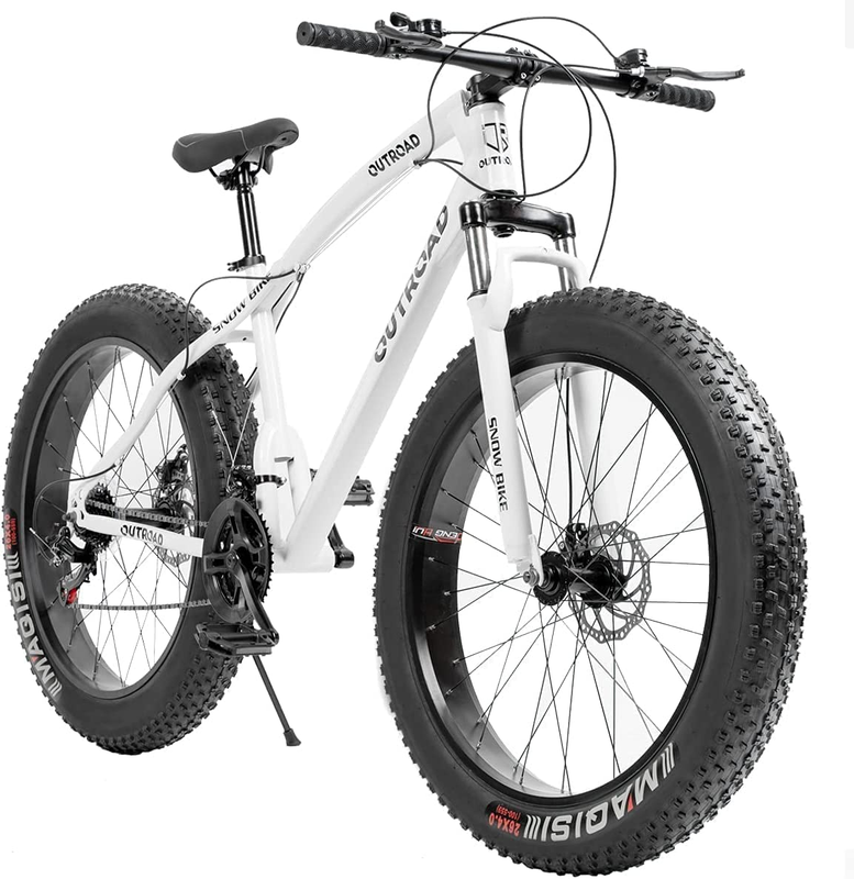 26 Inch Fat/Normal Tire Mountain Bike, 21 Speed with Dual Fr