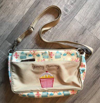 little bird denim change bag
