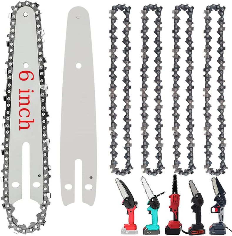 6 Inch Chainsaw Chain 3/8" Pitch 0.043" Gauge for Mini Chainsaw Wood Cutting