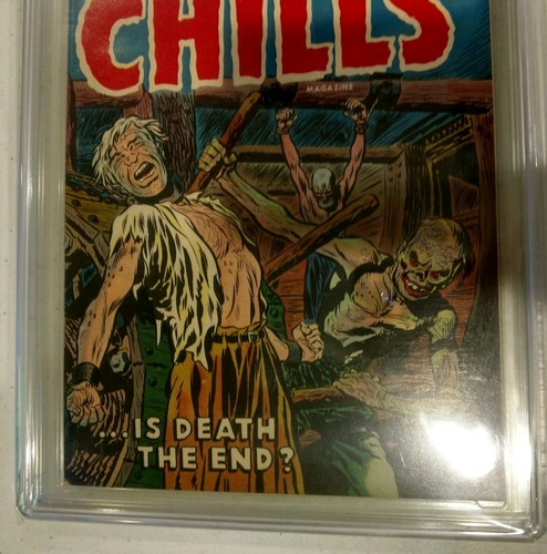 CGC 8.5 OW Pre-Code Horror Chamber Of Chills 22 1954 Torture Bondage Harvey