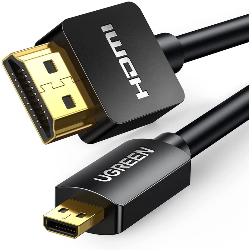 UGREEN Micro HDMI to HDMI Cable Adapter 4K 60Hz Ethernet Aud