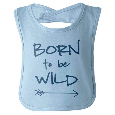 Born To Be Wild Funny Unisex Shower Gift Newborn Baby Boy Girl Drooler Bibs