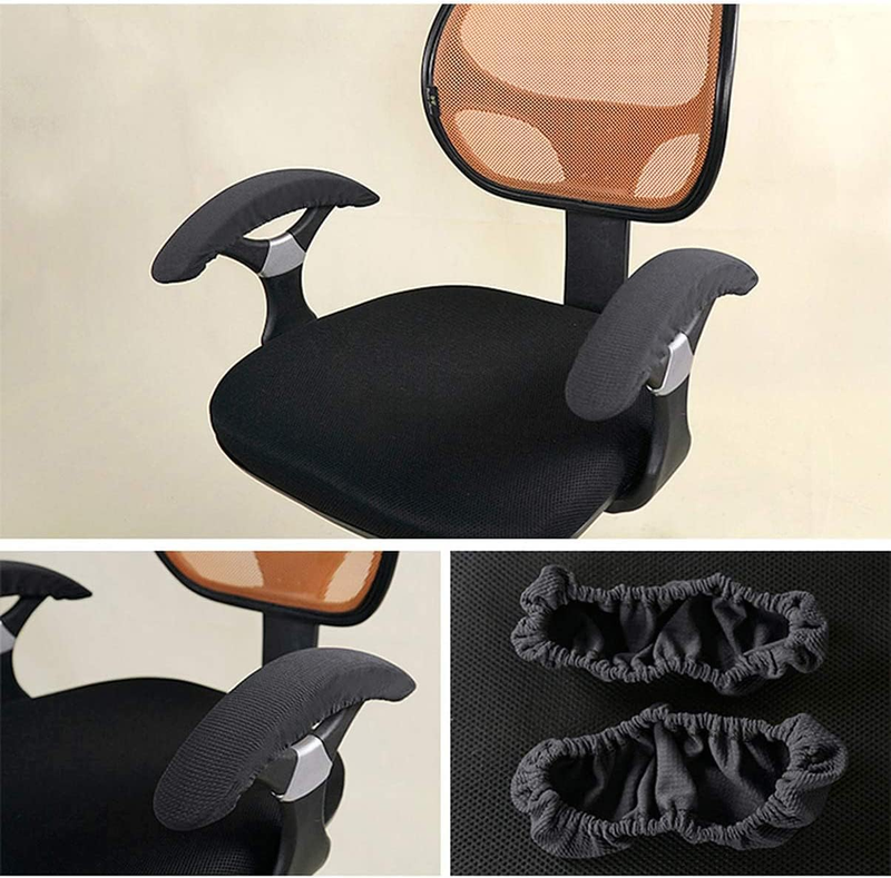 Office Chair Arm Armrest Covers &ndash; Stretchable Slipcover Protector Sleeve for Com