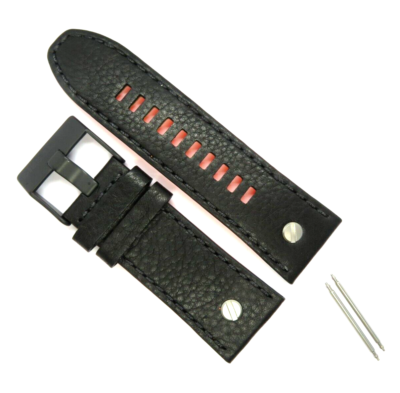 Diesel Original Spare Band Leather Wrist DZ7407 Watch Black 28 MM Strap