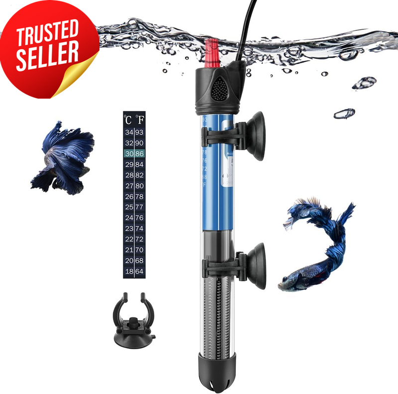 Adjustable Fish Tank Heater 25W-300W Submersible