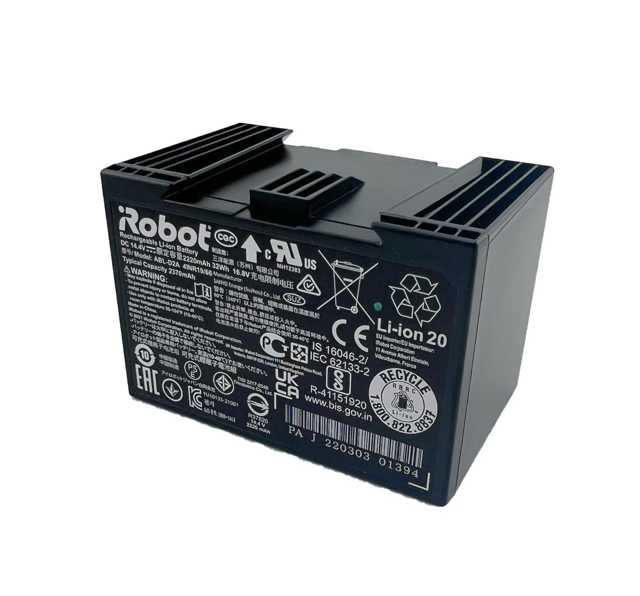 Genuine Lithium Ion Battery 2220mAh Replacement for iRobot