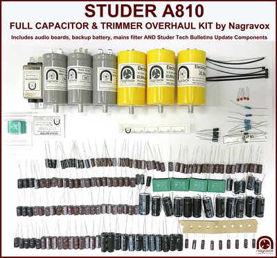 Studer A810 tape recorder FULL electronic service upgrade overhaul kit
