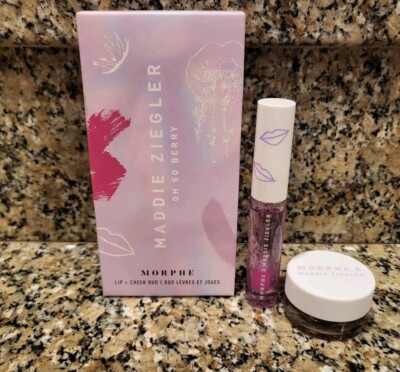 Morphe x Maddie Ziegler Oh So Berry Lip and Cheek Duo LIMITED EDITION New 