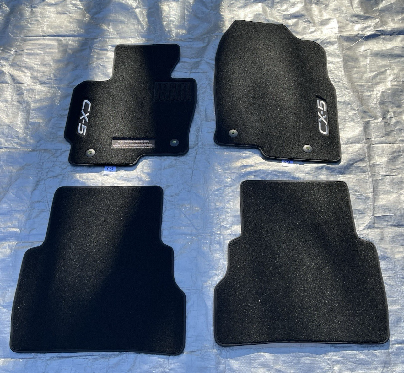 Mazda CX-5 Floor Mats OEM Black Carpet 2013-2016 KR2268G11
