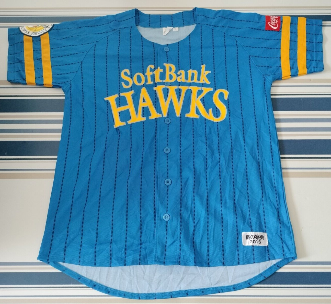Japanese official baseball supporters jersey FUKUOKA