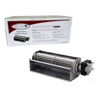 GHP GFB100 PLEASANT HEARTH VENT-FREE FIREPLACE BLOWER, METAL, SILVER