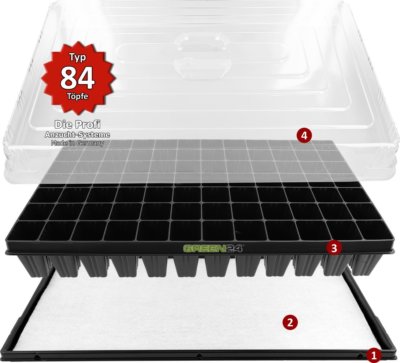 Hydroponik 84 Zimmergewächshaus XL Pro mit automatischer Bewässerung 