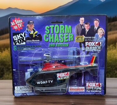Y2K Kansas City Helicopter Chopper SKY FOX 4 News STORM CHASER Johnny Rowlands