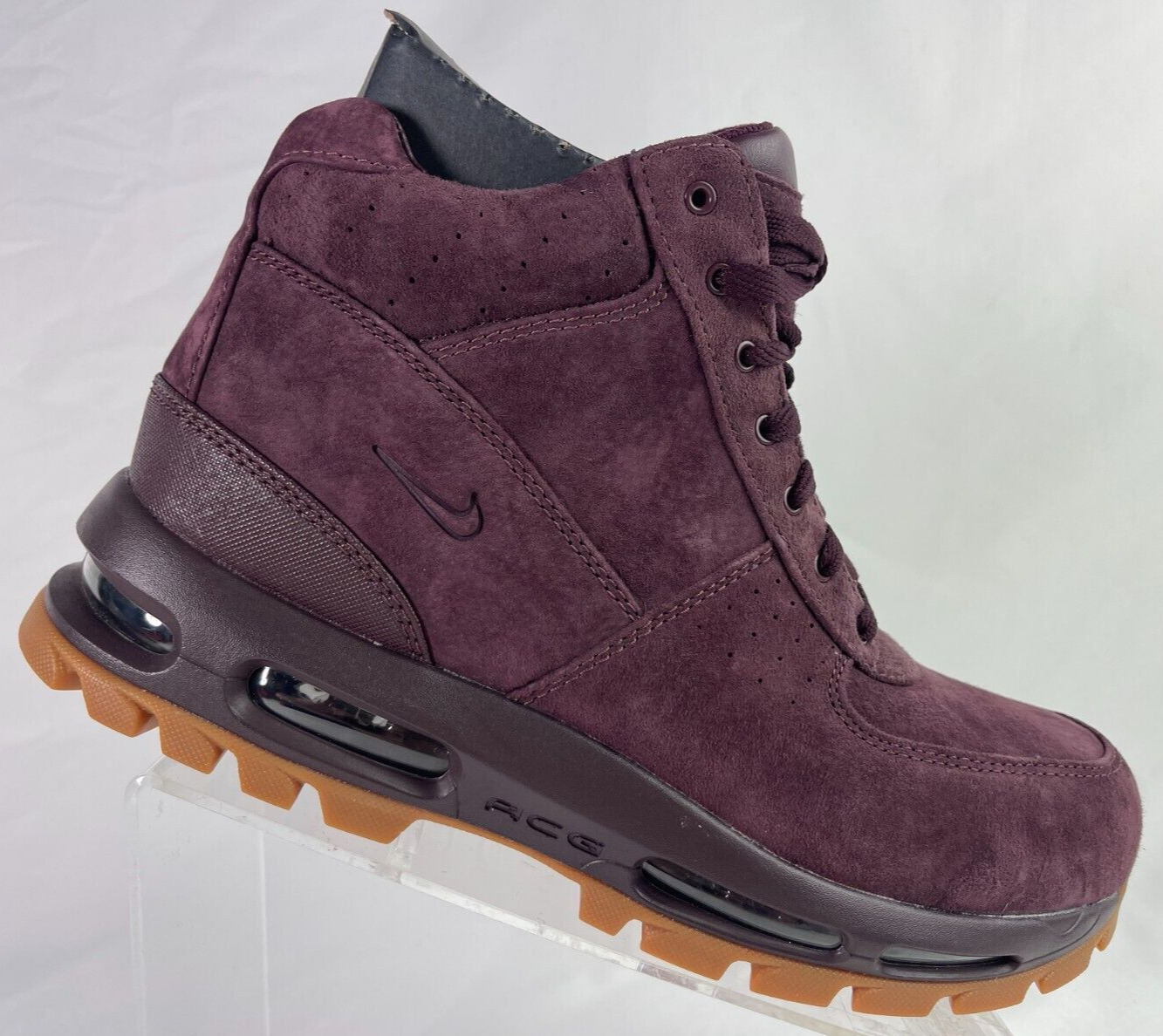 NIKE / ナイキ NIKE ACG AIR MAX GOADOME DEEP BURGUNDY Nike Air Max Goadome Deep Burgundy Suede Boot ACG 865031-602