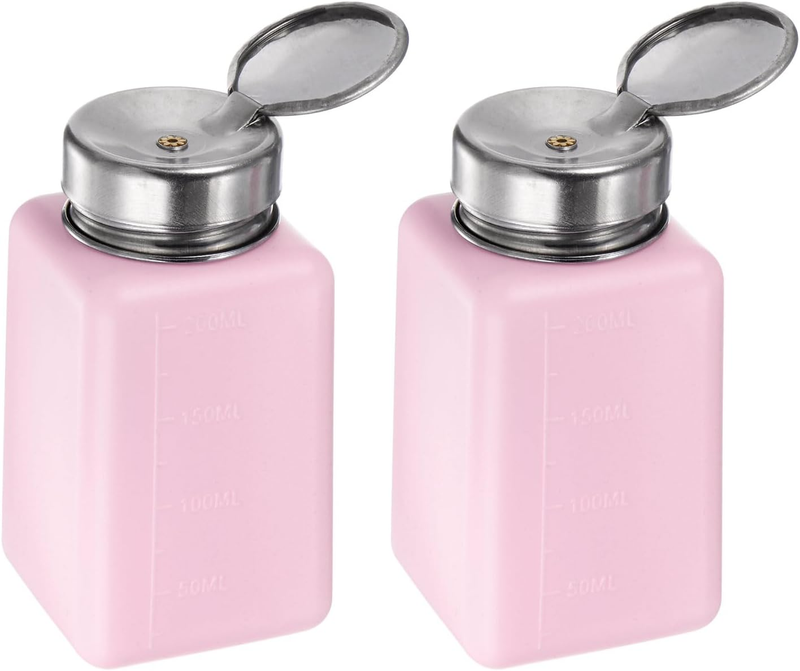 HARFINGTON 2Pcs Solvent Alcohol Dispensers 200Ml(6.8Oz) Push down Liquid Dispens
