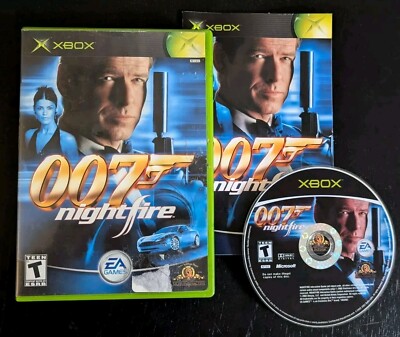 007 Nightfire James Bond (Original Xbox) Black Label CIB COMPLETE & TESTED