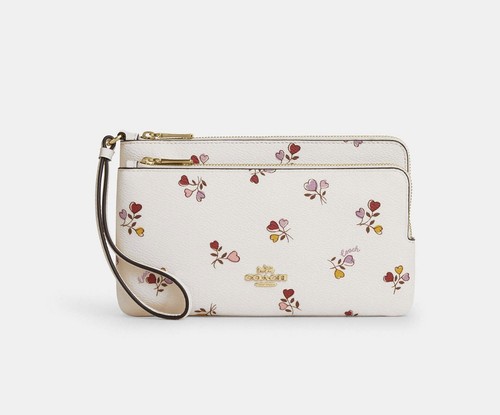Coach CAR09 Double Zip Wallet 花柄 COACH® Outlet | Double