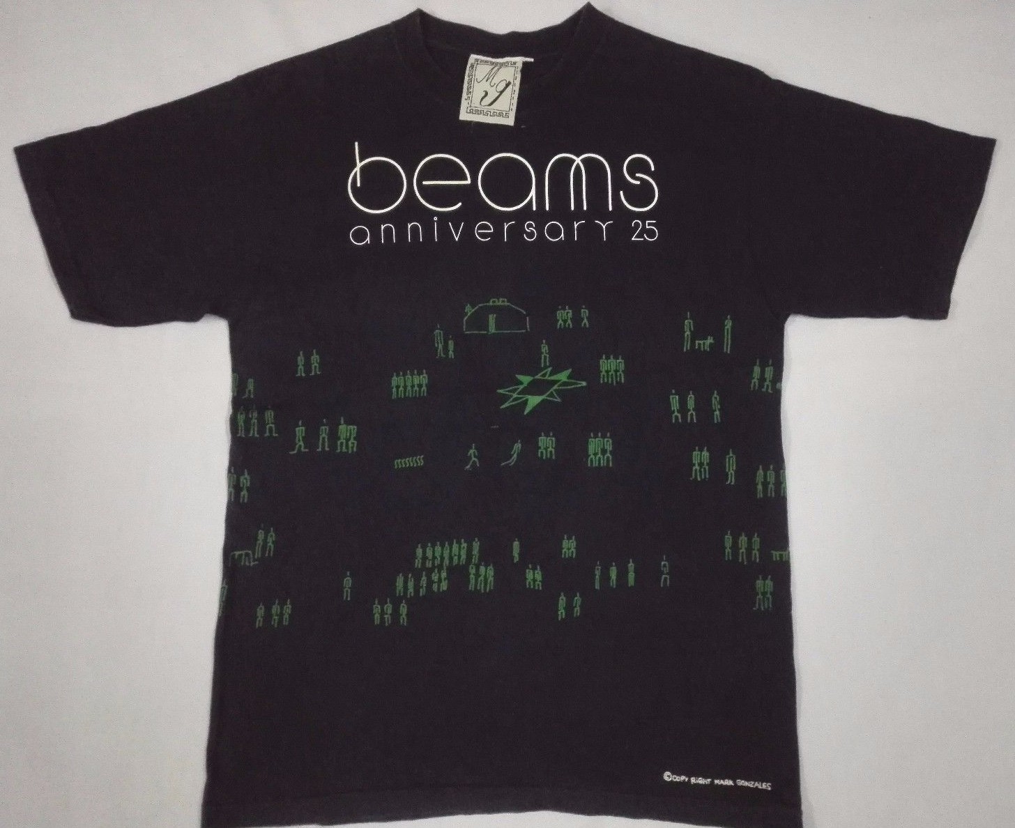 [MARK GONZALES]★25SS★GLITTER LOGO GRAPHIC S/S T-SHIRT BEAMS ANNIVERSARY 25 COPYRIGHT MARK GONZALES MG T Shirt Art