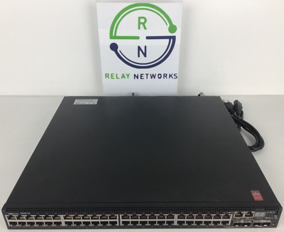 Dell N3048EP-ON 1U 48-PORT 1GB POE+  2x SFP+ port Layer 3  Managed PoE  OS 6.5 