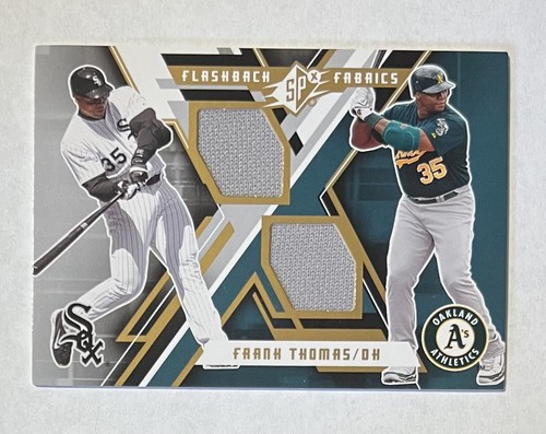 Frank Thomas 2009 Upper Deck SPx Baseball FLASHBACK FABRICS