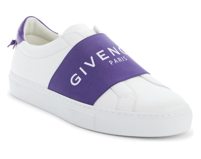 スニーカー Givenchy Sneaker Givenchy Urban Street Knot White Purple Logo Low Top Flat