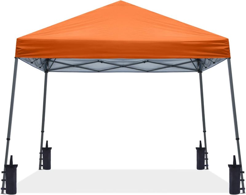 ABCCANOPY 10x10 Outdoor Pop-Up Canopy with Sun Wall - Beach & Camping Ready!