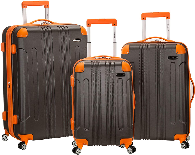 London Hardside Spinner Wheel Luggage, Charcoal, 3-Piece Set (20/24/28)