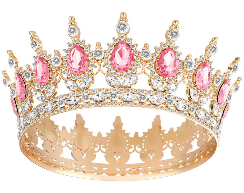 Queen Crown Tiara Women Rhinestone Wedding Birthday Pageant Prom Quinceanera