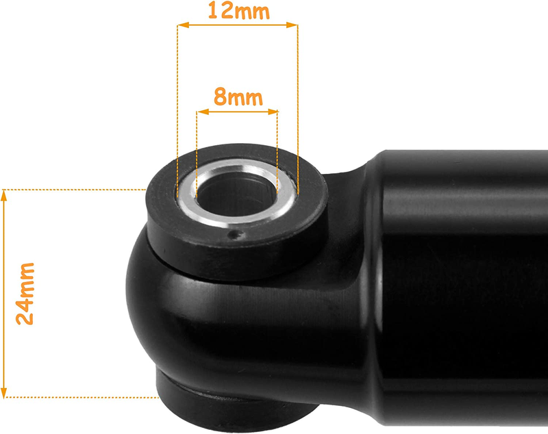 Mountain Bike Bicycle Air Rear Shock - Rebound - Manual or Remote Lockout - Adju
