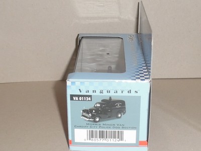 Vanguards.VA01124 `MORRIS MINOR VAN` `CARDIFF CITY POLICE DOG SECTION` 2453/3010