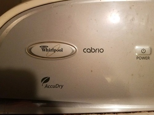 ESTATE WHIRLPOOL CABRIO ACCUDRY 7.0 cu. ft. DRYER WHITE ELECTRIC 240V EXC!