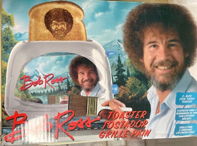 Uncanny Brands Bob Ross Toaster - Toasts Bob's Iconic Face onto Your Toast