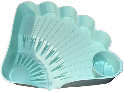 Tupperware Dish Drainer Mint Green Easy Dry Rack-Dish Drying Shell