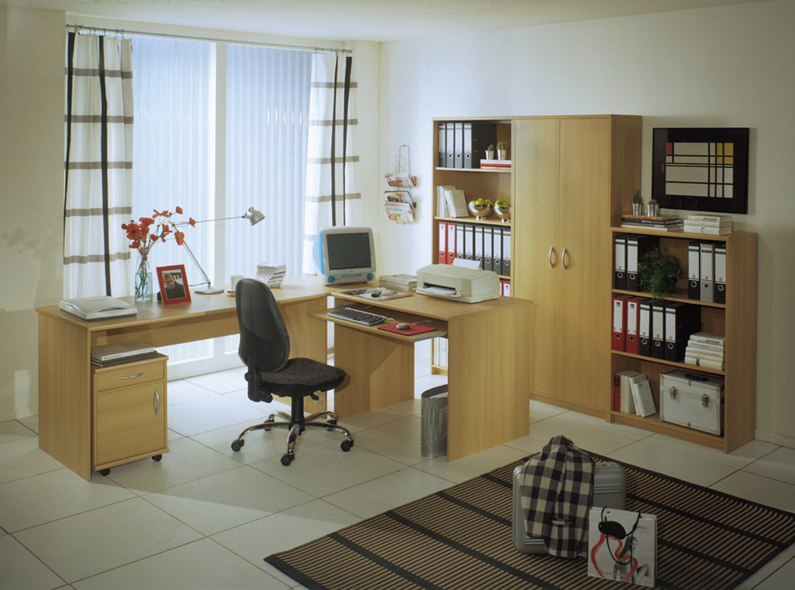 OFFICE COMPACT Büro-Winkelkombination Schreibtisch ...