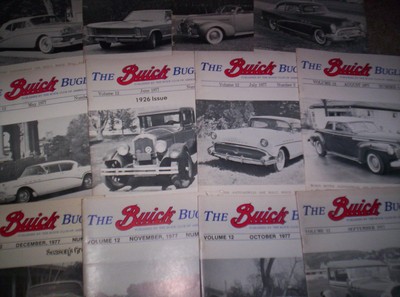 Vintage Buick Magazine The Buick Bugle 1977 Lot of 12 Volume 11 & 12 Nice!