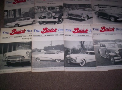 Vintage Buick Magazine The Buick Bugle 1977 Lot of 12 Volume 11 & 12 Nice!